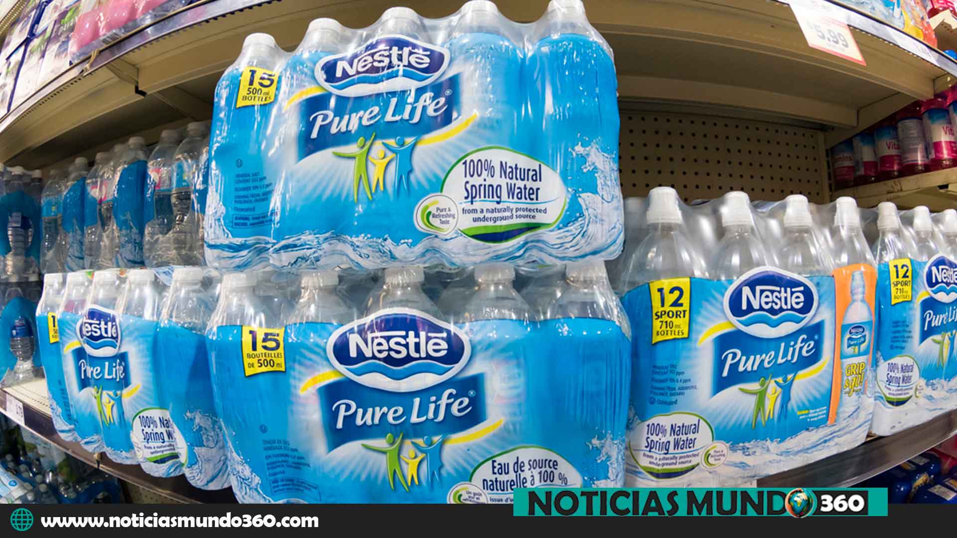 Acusan a Nestlé de vender agua contaminada con heces 2024