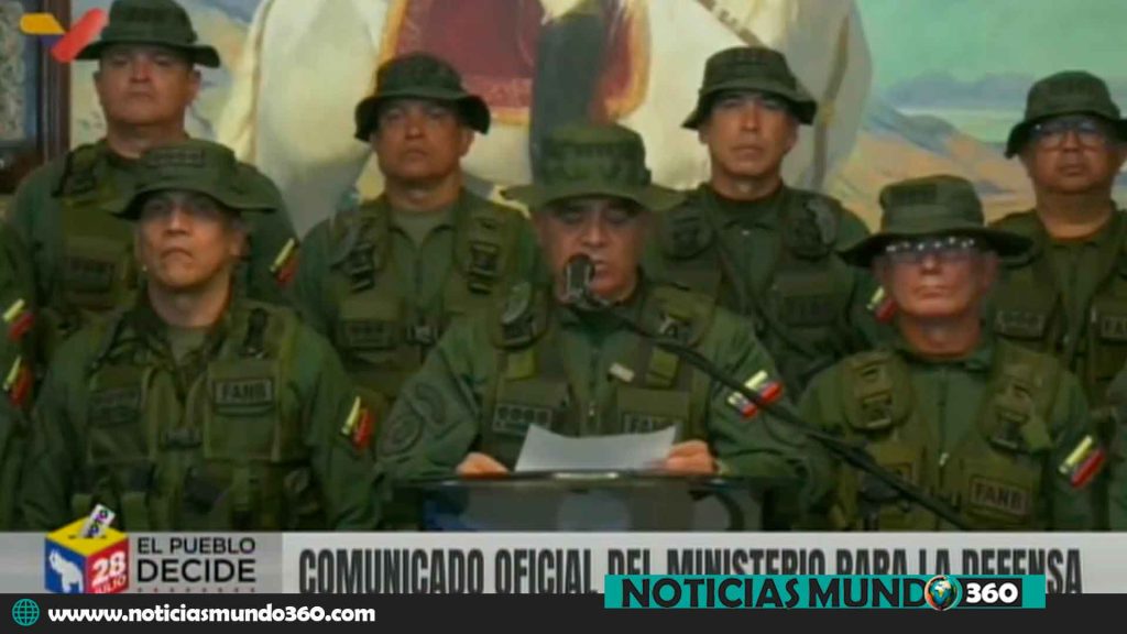 Declaraciones de Vladimir Padrino Lopez anucia golpe de estado en Venezuela