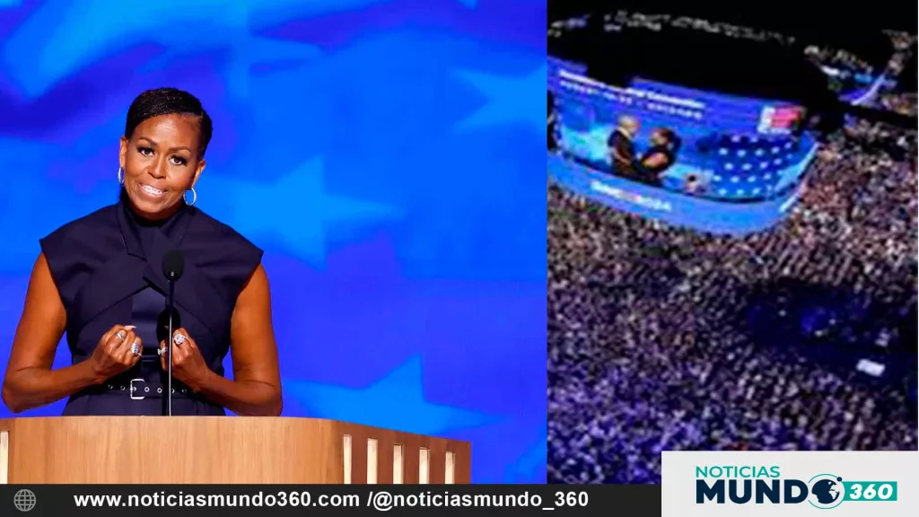 Michelle Obama nombra a Kamala Harris como Heredera de la Esperanza en la convención demócrata