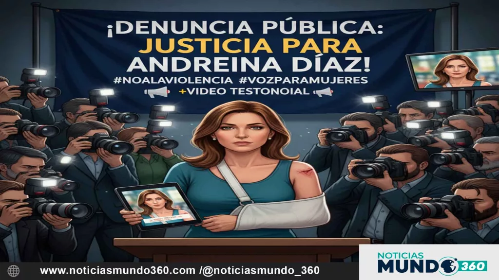 Denuncia Pública de agresión a Andreina Diaz conductora de TV