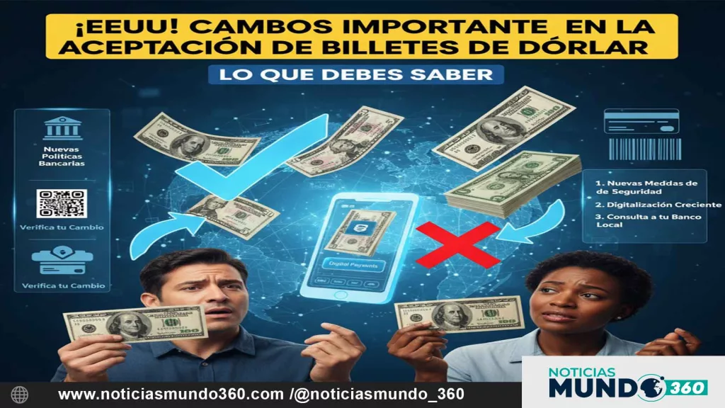 ¡EEUU! Cambios Importantes en la Aceptación de Billetes de Dólar: Lo Que Debes Saber