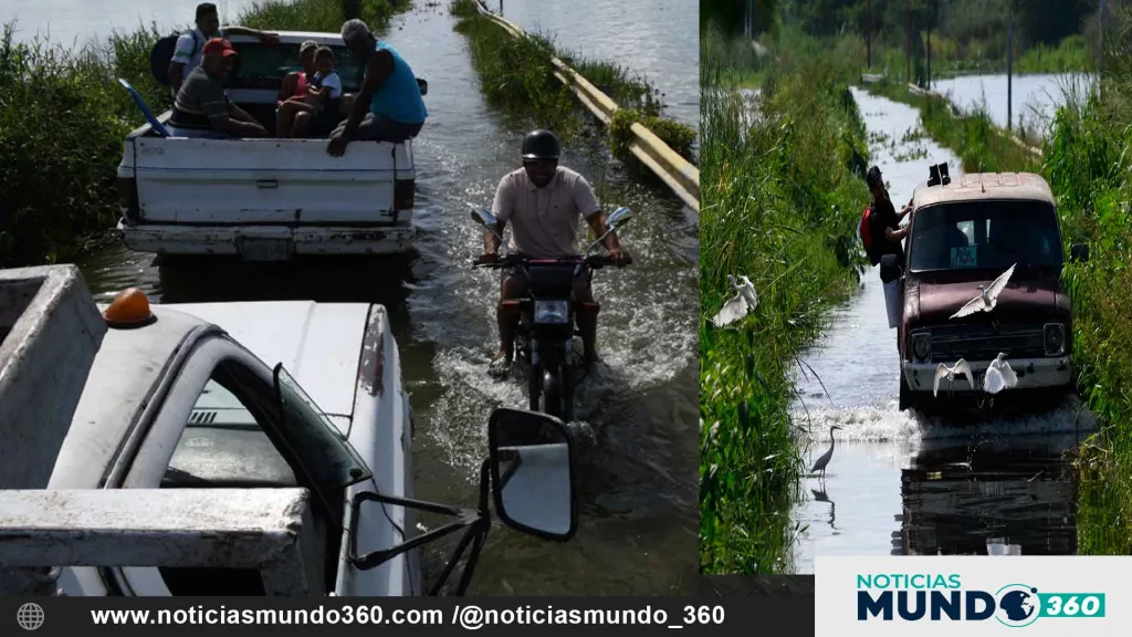 Habitantes de Isla La Culebra | El terraplén cada vez mas inundado