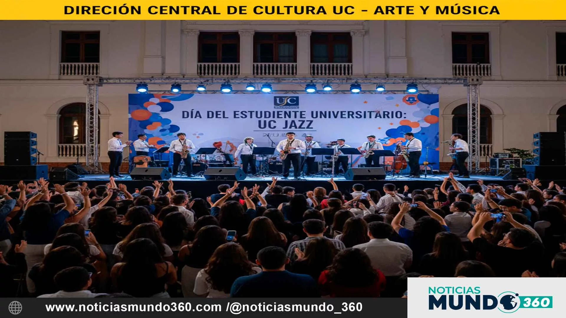 Dirección Central de Cultura UC celebró Día del Estudiante Universitario con arte y buena música