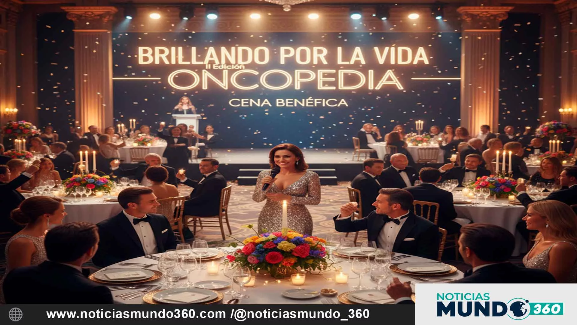 En su segunda edición, ONCOPEDIA presenta su cena benéfica “BRILLANDO POR LA VIDA”