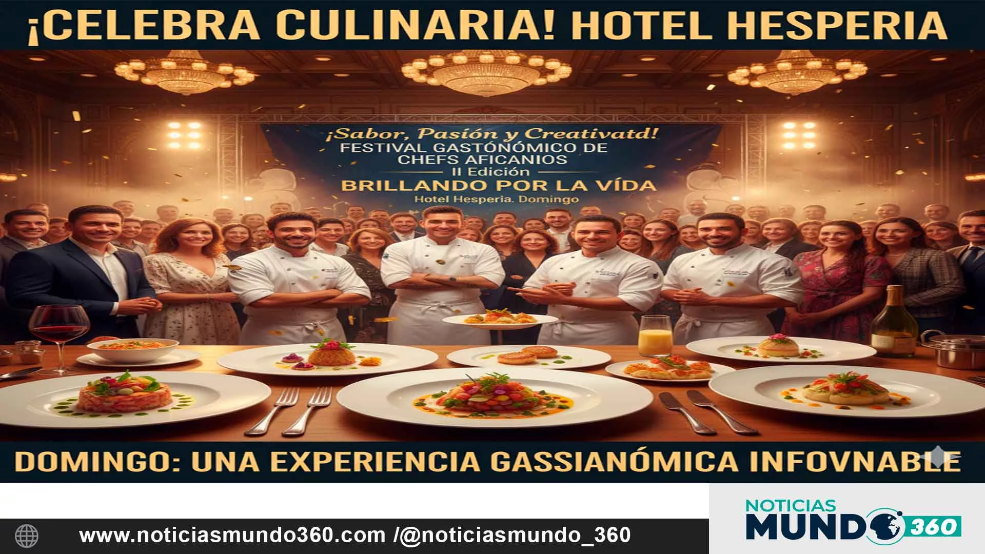 Festival Gastronómico de Chefs Aficionados será este domingo en el Hotel Hesperia