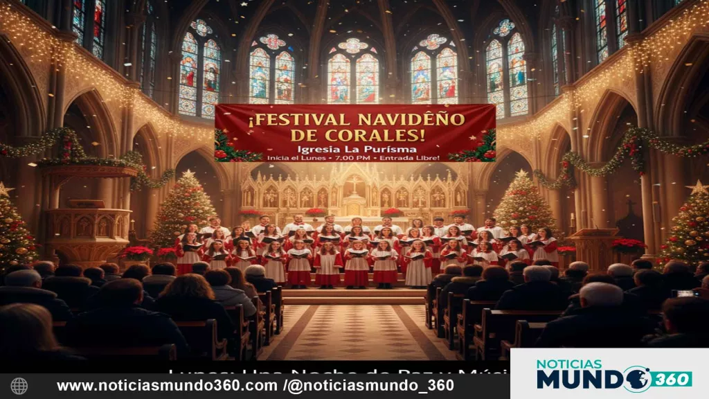 Festival Navideño de Corales de la Iglesia La Purísima iniciará el lunes