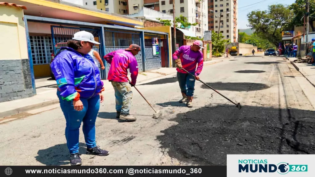 Plan de asfaltado ha colocado más de 800 toneladas en principales vías de Naguanagua en el mes de febrero