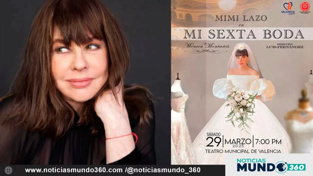 Mimí Lazo regresa al Teatro Municipal de Valencia para presentar “Mi Sexta Boda”