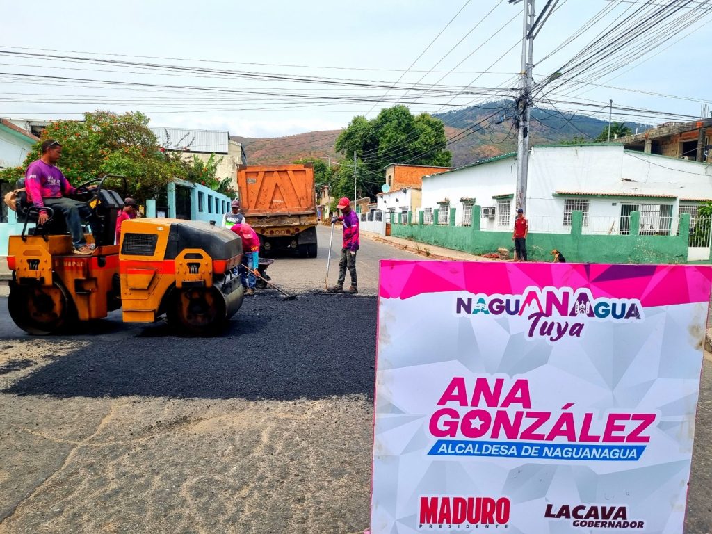 Alcaldesa Ana González destacó que estas labores se realizan con el respaldo del gobernador Rafael Lacava