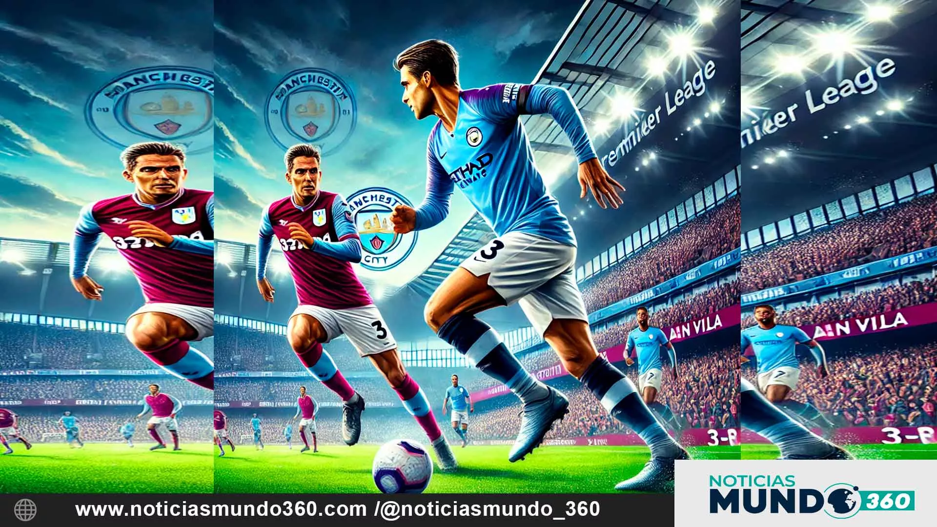Manchester City vence a Aston Villa