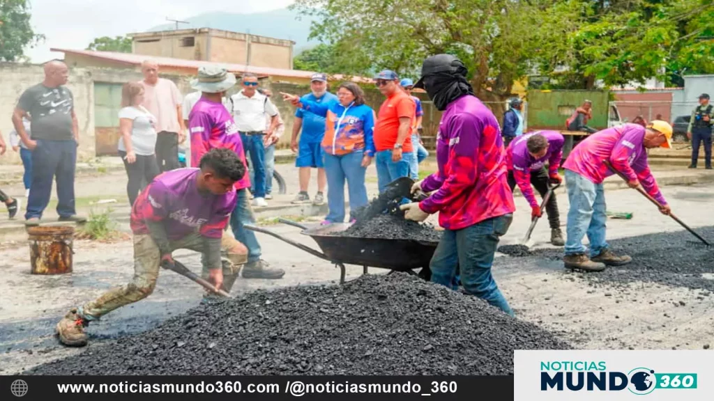 Naguanagua supera las 2 mil toneladas de asfalto aplicadas en 2025