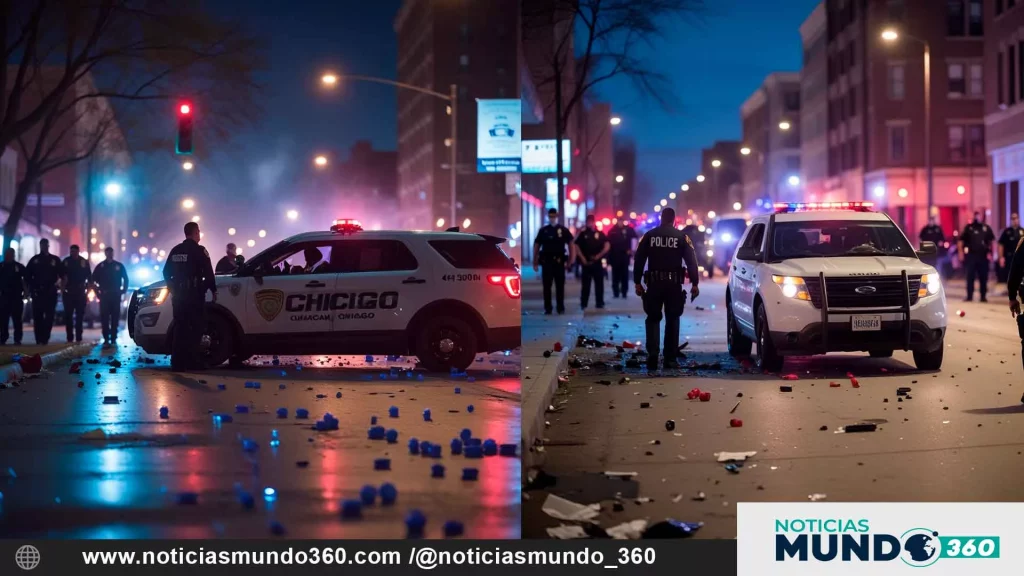 Tragedia en Chicago: Tiroteo Desde Vehículo Deja Cuatro Muertos y 14 Heridos