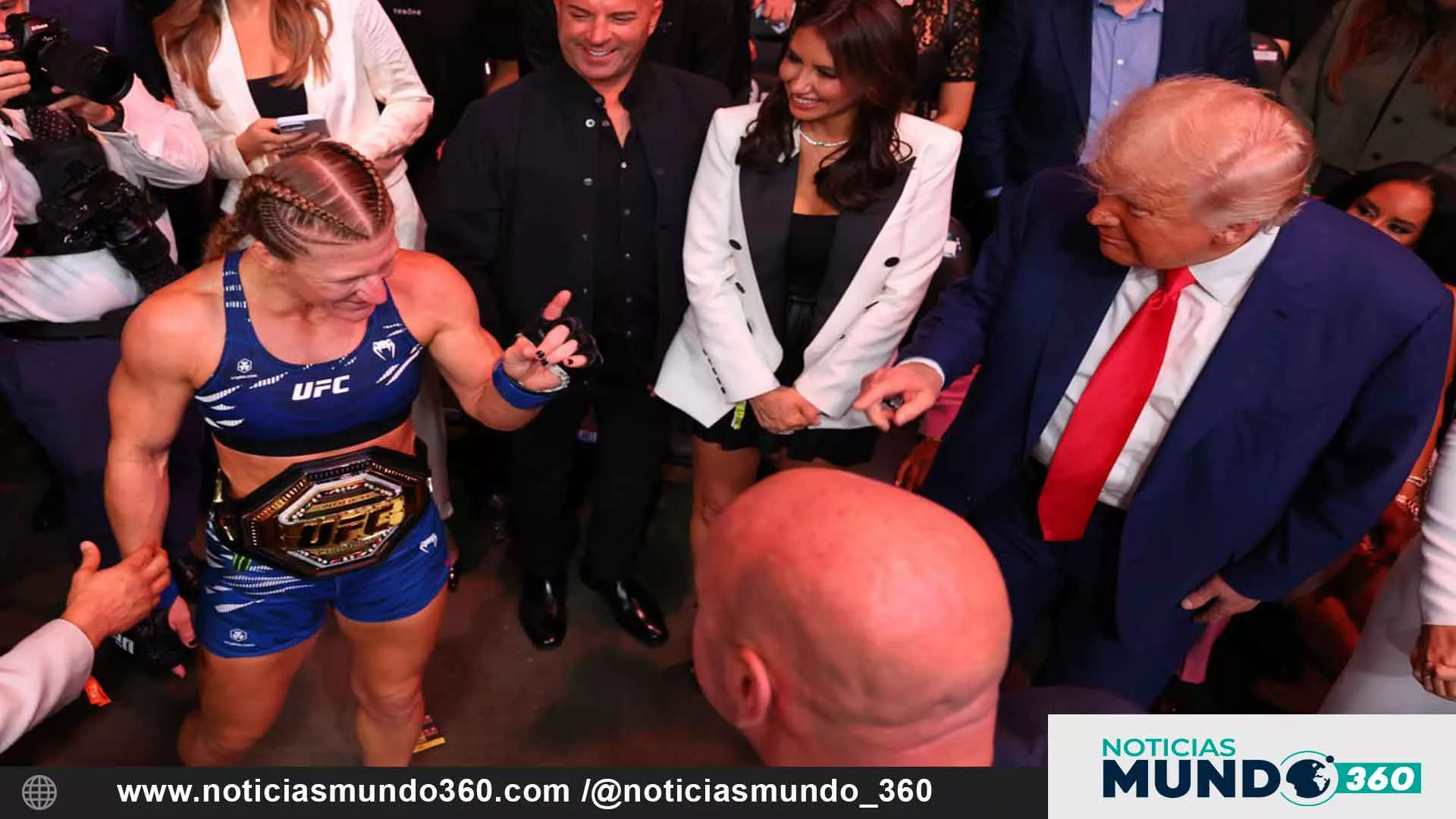 Trump propone combate de UFC en la Casa Blanca por el 250° aniversario de EE.UU.