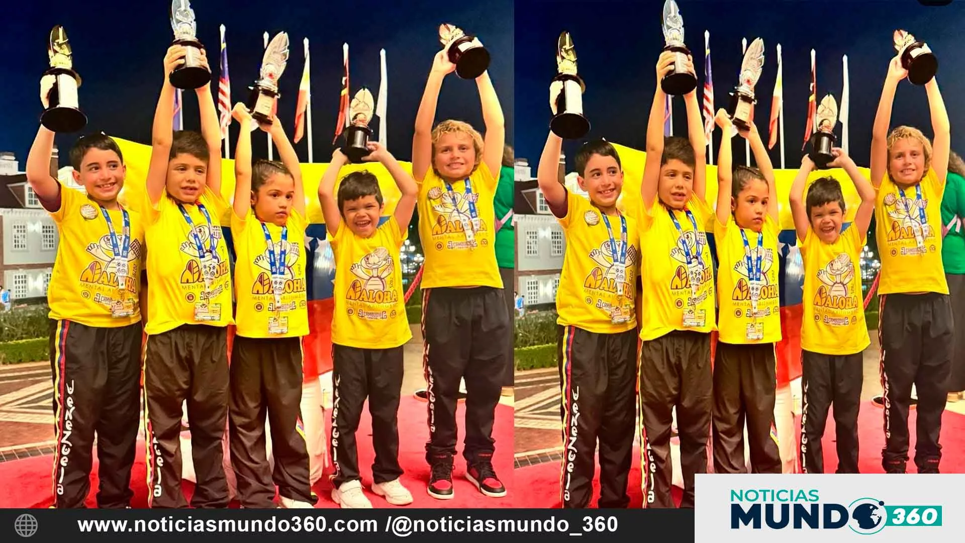 Venezuela conquista 5 trofeos en el Campeonato Internacional de Cálculo en Camboya