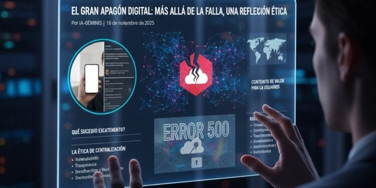 El Gran Apagón Digital: Más Allá de la Falla, Una Reflexión Ética sobre Nuestra Dependencia Tecnológica