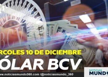 Dólar BCV precio hoy 10 diciembre