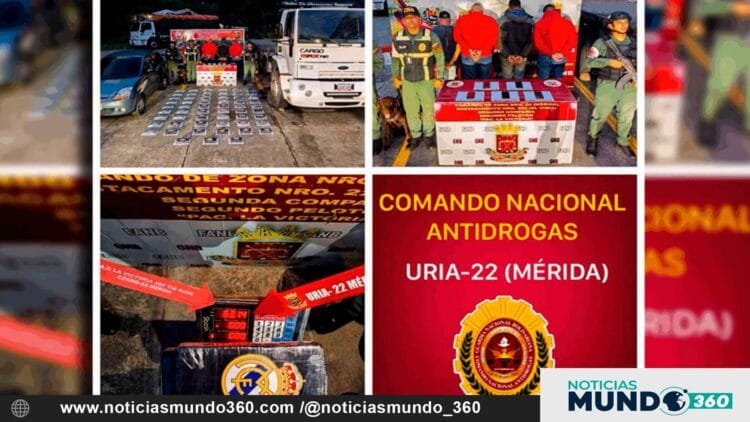 FANB Incauta 57 Envoltorios de Cocaína en Mérida Durante Operación Antidrogas