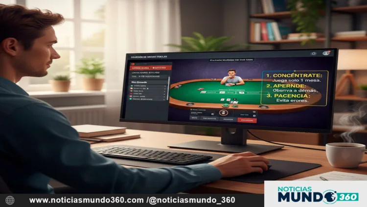 Empieza a jugar poker online con mesas fáciles y sin riesgos