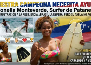 De la frustración a la resiliencia: Antonella Monteverde, la promesa del surf de Carabobo que necesita apoyo para llegar a Brasil